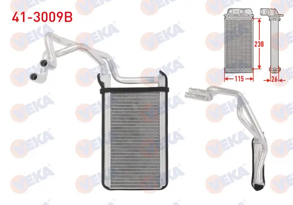 Kalorifer Radyatör Brazing Mitsubishi L200 (Kbt,Kat) 2.5 D 2006-2012