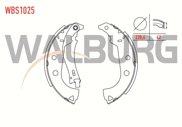 Fren Pabuç Balata Arka Fiat Albea 1.3 Mjt Levyelı 228,6X42 mm 2003-2007