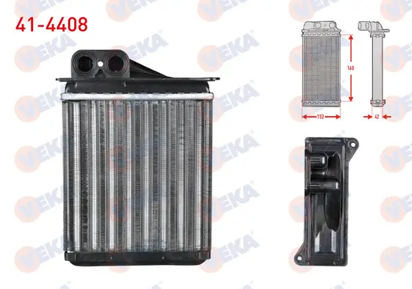 Kalorifer Radyatörü Mekanik Volkswagen Crafter 30-50 (2E) 2.5 TDI 2006-2011
