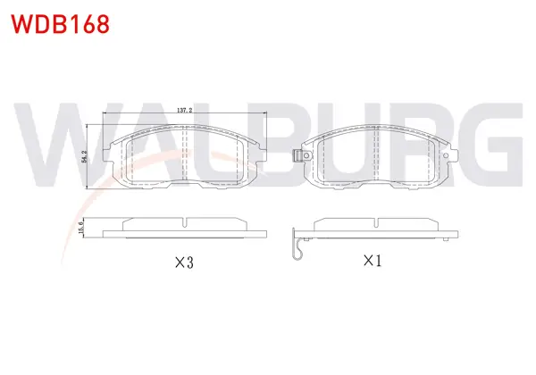 Fren Balata Ön Ikazlı Suzuki Sx4 (Gy) 1.5 Vvt-I 2006-2013 / Sx4 (Gy) 1.6 2006-2013