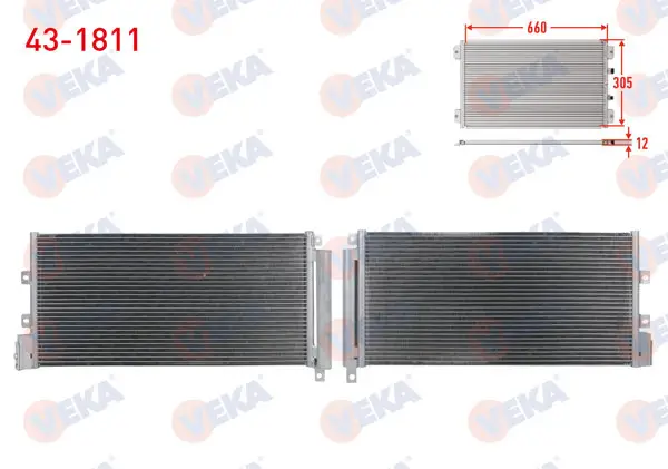 Klima Radyatörü Fiat Linea (323) 1.3 Mjt M-T 2007 -