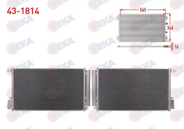 Klima Radyatörü Fiat Doblo (152,263) 1.4 2010 -