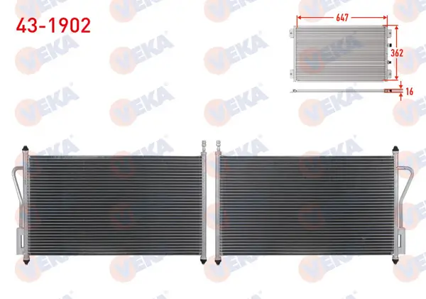 Klima Radyatörü Ford Focus I (Daw,Dbw) 1.4İ 16V 1998-2004