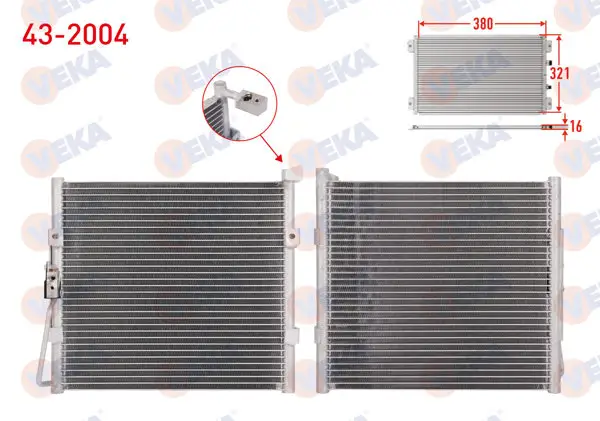 Klima Radyatörü Honda Civic 1.5I 16V 1991-1995