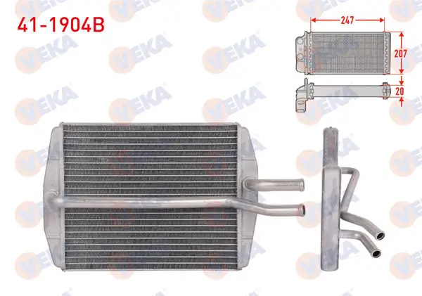 Kalorifer Radyatörü Brazing Ford Fiesta 1.4 Efı 1996-2002