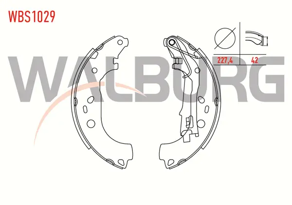 Fren Pabuç Balata Arka Fiat Fiorino (225) 1.3 Mjt Levyelı 228X40 mm 2007-/ Nemo 1.4 HDI 2007-/ Nemo 1.3 HDI 2007-/ Bipper (Aa) 1.3 HDI 2008-/ Bipper (Aa) 1.4 HDI 2008-/ Fiorino (225) 1.4İ 2007 -