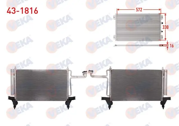 Klima Radyatörü Fiat Stilo (192) 1.2 16V 2001-2010