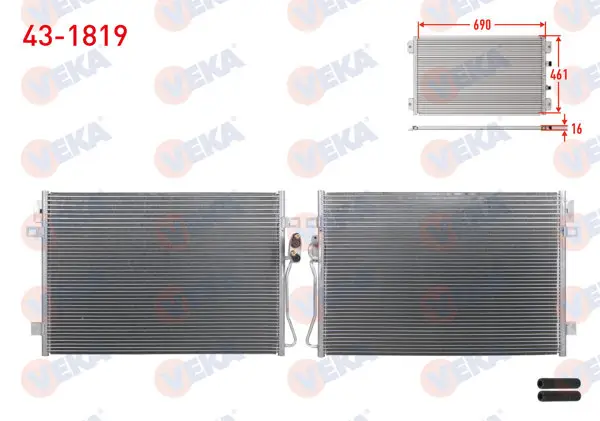 Klima Radyatörü Fiat Freemont (Jf) 2.0 Mjt A-T 2011 -
