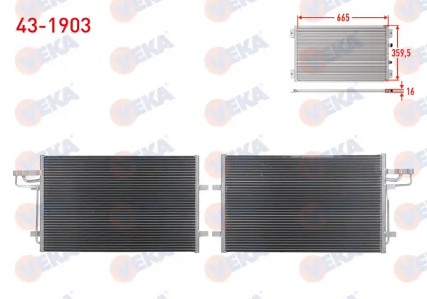 Klima Radyatörü Ford Focus II (Da) 1.4İ 2004-2011