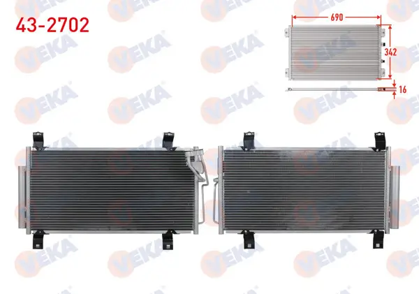 Klima Radyatörü Mazda 6 (Gh) 2.0 Mzr 2007-2012