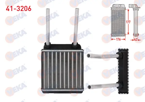 Kalorifer Radyatörü Mekanik Opel Vectra A 1.4 Borulu 1988-1995