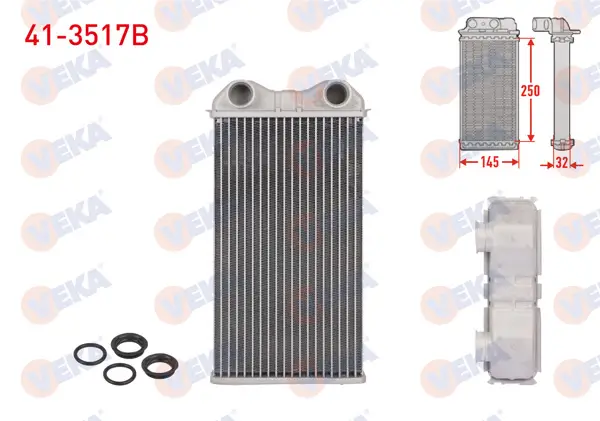 Kalorifer Radyatörü Brazing Renault Traffic II (Fl) 1.9 Dcı 2001-2014