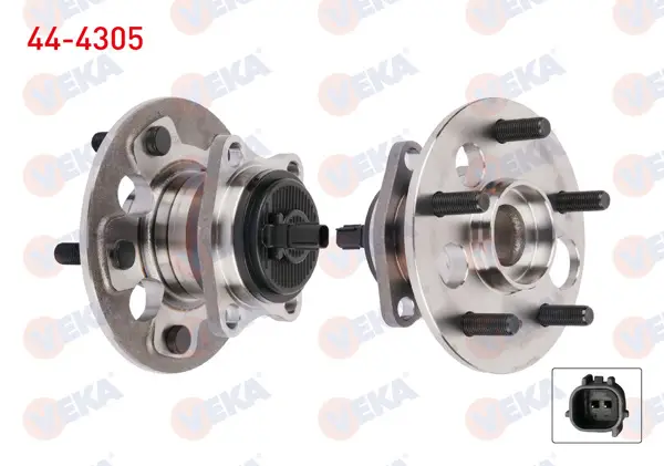 Porya Sol-Sağ Arka Rulmanlı Toyota Corolla (E15_) 1.33 5 Bijon ABS Sensörlü 2007-2012