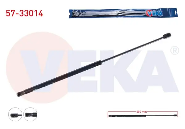Bagaj Amortisörü 600mm / 300N Peugeot 306 (7B,N3,N5) 5 Kapı 1993-2002