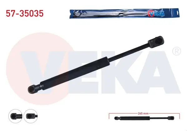 Bagaj Amortisörü 265mm / 710N Renault Grand Scenic III 2009-/ Scenic III 2009