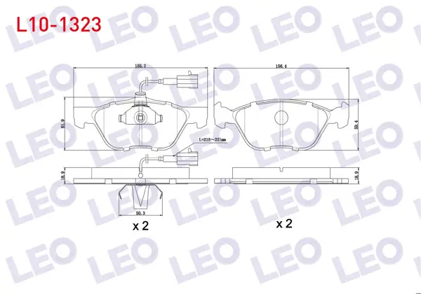 Fren Balata Ön Fişli Fiat Marea (185) 2.0İ 150 Hp 1996-2007 / Bravo (182) 2.0İ 20V Hgt 1995-2004 / Alfa Romeo 156 (932) 1.9 JTD 1997-2005 / 147 (937) 1.6 2001-2010 / 147 (937) 1.9 JTD 2001-2010