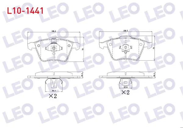 Fren Balata Ön Volvo S40 II (Ms) 1.6İ 2004-2012 / S40 II (Ms) 2.0İ 2004-2012
