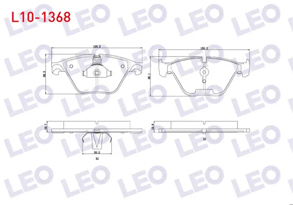 Fren Balata Ön BMW 5 Serisi (F10) 528 İ 2010-/ (F10) 530 İ 2010-/ (F10) 535 İ 2010-/ (F10) 525 D 2010 -