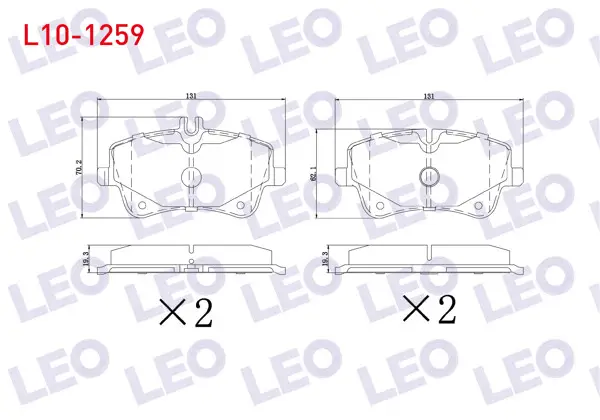 Fren Balata Ön Mercedes C Serisi (W203) C 200 CDI 2000-2006 / (W203) C 180 2000-2006 / (W203) C 200 2000-2006 / (W203) C 270 CDI 2000-2006 / (W203) C 220 CDI 2000-2006 / Slk (R171) 200 2004-2011 /