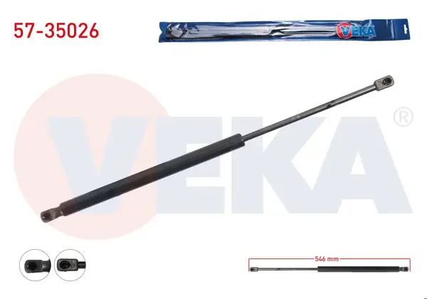 Bagaj Amortisörü 546mm / 455N Renault Megane II (Bm0 / 1,Cm0 / 1) Statıon Wagon 2008-2010