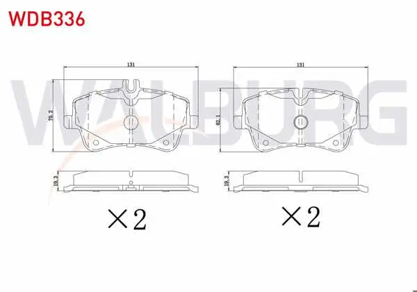 Fren Balata Ön Mercedes C Serisi (W203) C 200 CDI 2000-2006 / (W203) C 180 2000-2006 / (W203) C 200 2000-2006 / (W203) C 270 CDI 2000-2006 / (W203) C 220 CDI 2000-2006 / Slk (R171) 200 2004-2011 /