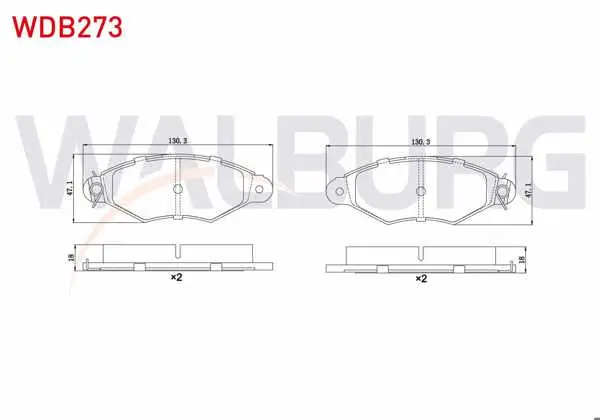 Fren Balata Ön Renault Kangoo (Kc0 / 1) 1.5 DCI 1998-2008 / Kangoo (Kc0 / 1) 1.9 D 1998-2008 / Citroen Xsara (N1) 1.6 1997-2005