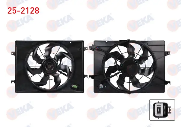 Fan Motoru Su Radyatör Davlumbazlı Tekli Fan Hyundai Tucson (Jm) 2.0 CRDI 2004-2010