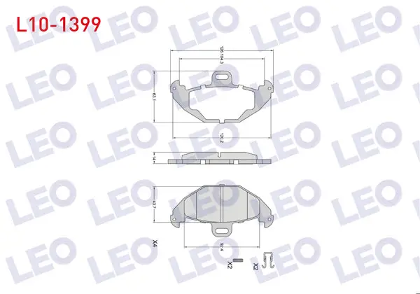 Fren Balata Arka Renault Laguna I (B56,556) 1.9 DCI 1993-2001 / Laguna I (B56,556) 2.2 Dt 1993-2001