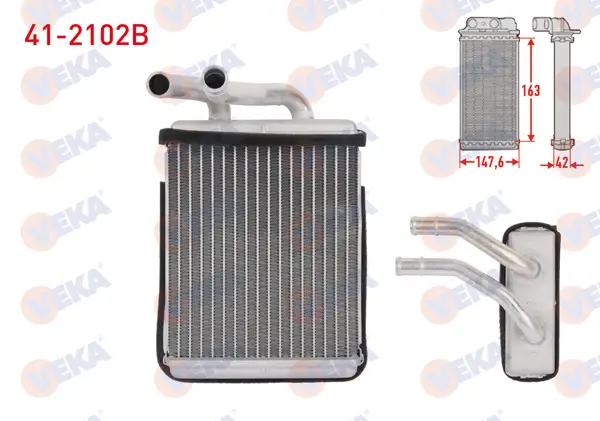 Kalorifer Radyatörü Brazing Hyundai H100 2.5 D Pick-Up 1993-2004