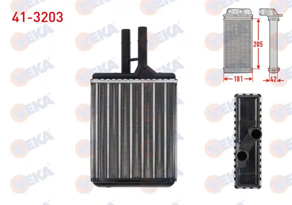 Kalorifer Radyatörü Mekanik Opel Vectra B 1.6İ Borulu 1995-2003