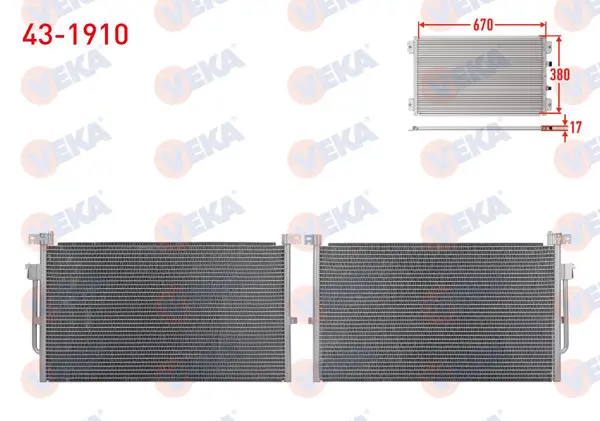 Klima Radyatörü Ford Mondeo III 2.0 TDCI A-T / M-T 2000-2007