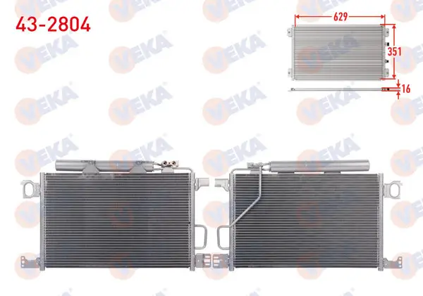 Klima Radyatörü Mercedes C Serisi (W203) C 200 2000-2006