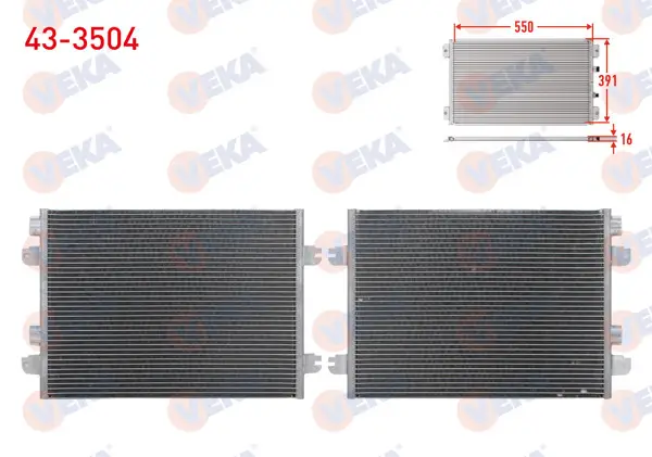 Klima Radyatörü Dacia Logan (Ls) 1.5 DCI 65 Hp M-T 2004-2012