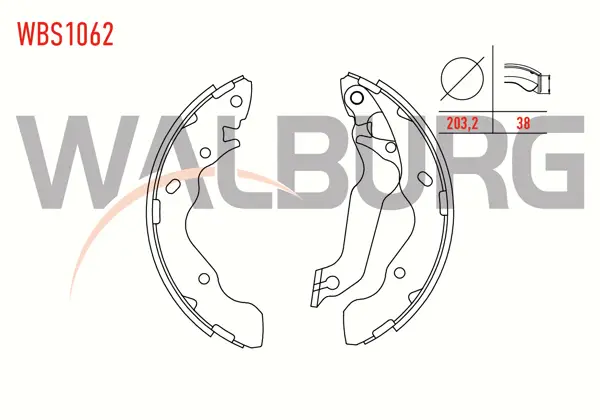 Fren Pabuç Balata Arka Hyundai Accent Admıre 1.5 CRDI Levyelı 203,2X38 mm 2003-2006 / Accent Admıre 1.3 2003-2006 / Accent II 1.3 2000-2005 / Accent II 1.5İ 2000-2005 / Accent II 1.6İ 2000-2005