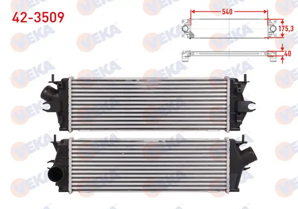 Turbo Radyatörü (Intercooler) Renault Traffic II (Fl) 2.0 DCI 2001-2014