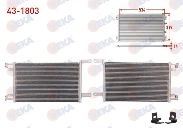 Klima Radyatörü Fiat Doblo (119,223) 1.9 D M-T 2001-2010