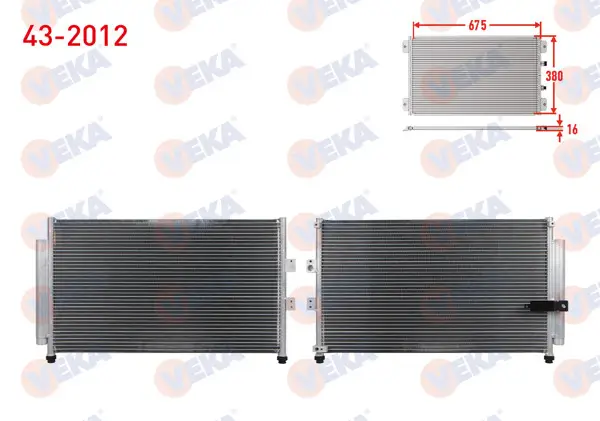Klima Radyatörü Honda Civic VIII 1.6 Sedan 4 Kapı 2007-2009