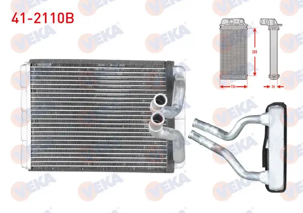 Kalorifer Radyatörü Brazing Ince Kazan Hyundai Starex 2.5 CRDI 1997-2007