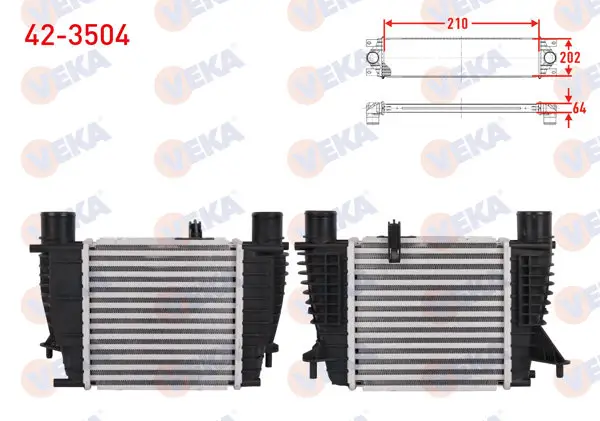 Turbo Radyatörü (Intercooler) Renault Clio III (Br0 / 1,Cr0 / 1) 1.5 DCI 2005-2012