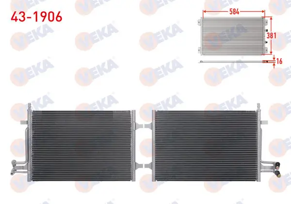 Klima Radyatörü Ford Fiesta 1.6 TDCI 2004-2008