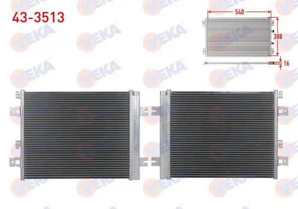 Klima Radyatörü Dacia Duster 1.5 DCI M-T 4X4 2009-2012