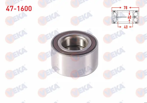 On Tekerlek Rulmanı Sol-Sağ ABS Okuyuculu 40X78x40 Chevrolet Aveo 1.2 16V-1.4 16V-1.3 D 2011-2014 / Trax 1.4-1.6 2012-2014 / Opel Meriva B 1.3 CDTI-1.4 16V-17 CDTI / Mokka 1.4-16 2012 -