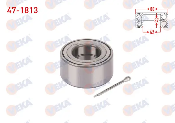 On Tekerlek Rulmanı Sol-Sağ 42X80x37 Fiat Marea 2.0İ 1996-2007 / Alfa Romeo 155 2.0 16V 1992-1997