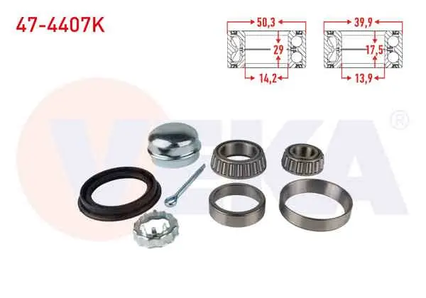 Arka Tekerlek Rulman Kiti Sol-Sağ Polo 1.6İ 1994-1999 / Caddy 1.9 TDI 1995-2004 / Golf II-III 1.6İ 1983-1999 / Favorit 136 1.3 1989-1994 / Cordoba 1.6 1999-2002 / Corsa 1.4İ 16V 1993-2000 / Audi 80 1.6 1978-1986