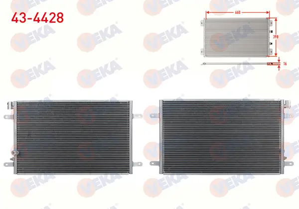 Klima Radyatörü Audi A6 (4F2,C6) 2.0 TDI A-T / M-T 2004-2011