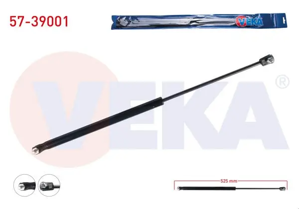 Bagaj Amortisörü 527mm / 500N Skoda Favorit 135 1989-1994