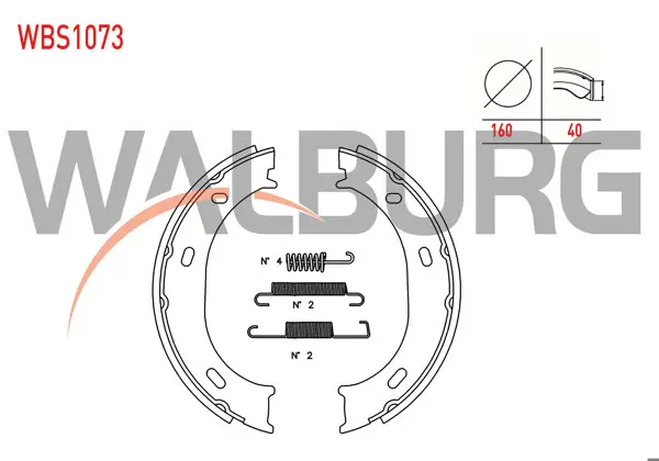 El Fren Balatası Aksesuarlı Sprinter 2T 208 D 160X40 mm 1995-2006 / Sprinter 3T 310 D-1995-2006 / Lt 28-46 II 2.5 TDI-1996-2006 / Sprinter 3T 308 D-1995-2006 / Sprinter 3T 312 D-1995-2006