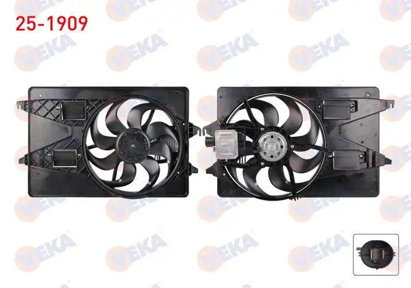 Fan Motoru (Su + Klima) Davlumbazlı Tekli Ford Mondeo III 2.0 TDCI 2000-2007