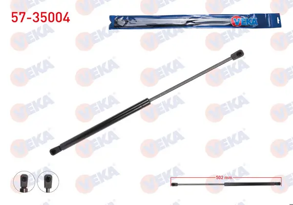 Bagaj Amortisörü 502mm / 490N Renault R19 5 Kapı 1988-2001