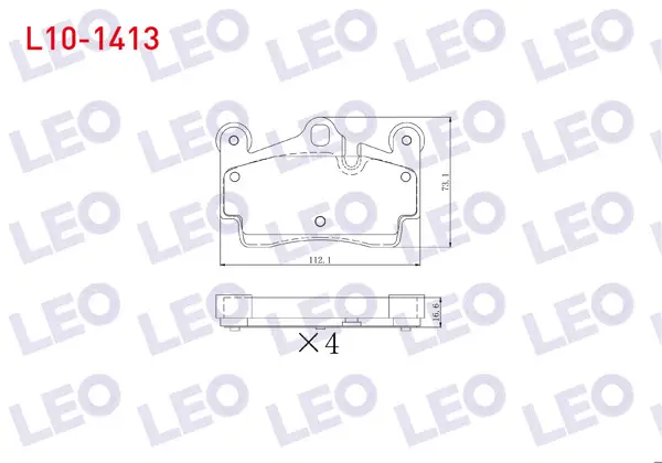 Fren Balata Arka VW Touareg 6.0İ W12 2002-2010 / Audi Q7 3.0 TFSI 2006-/ Q7 4.2 FSI 2006-/ Q7 3.0 V12 TDI 2006-/ Porsche Cayenne 3.2İ 2002-2010 / Cayenne 3.0 TDI 2002-2010 / Cayenne 3.6İ 2002-2010